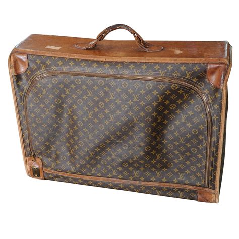 louis vuitton leather suitcase